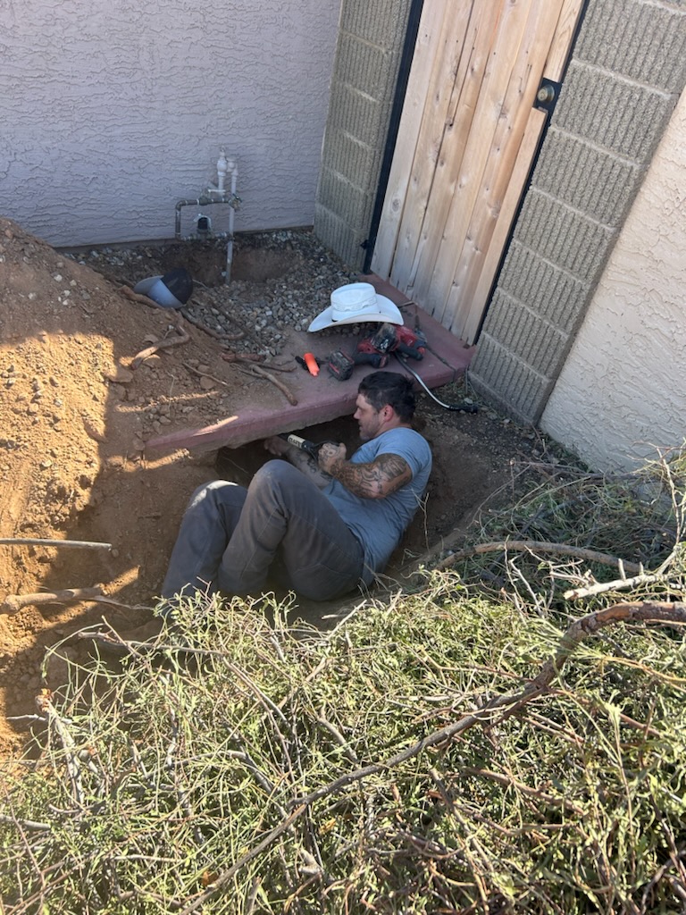 main water line leaking